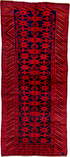 Antique Khotan Runner Rug (4' x 10')